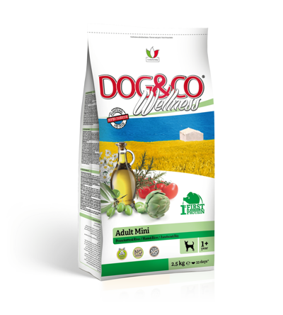 DOG&CO Wellness ADULT Mini Prosciutto & Riso Gr 800