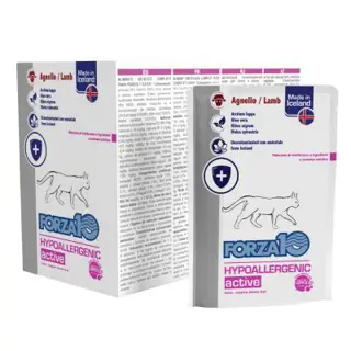  FORZA 10 ACTIWET GATTO Hypoallergenic Agnello Gr 100 n 12 bustine