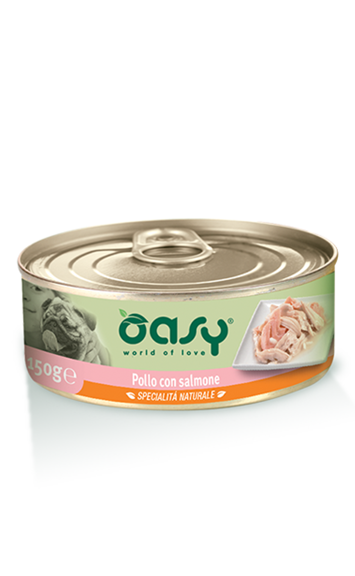 OASY Cane Umido Pollo e Salmone gr 150