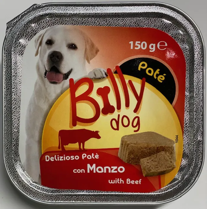 BILLY per cani Patè Manzo Gr 150