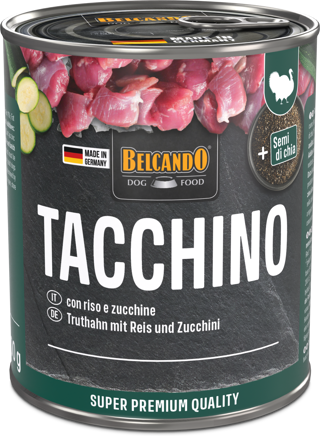 BELCANDO Tacchino Riso Zucchine Gr 800