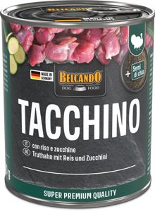 BELCANDO Tacchino Riso Zucchine Gr 800