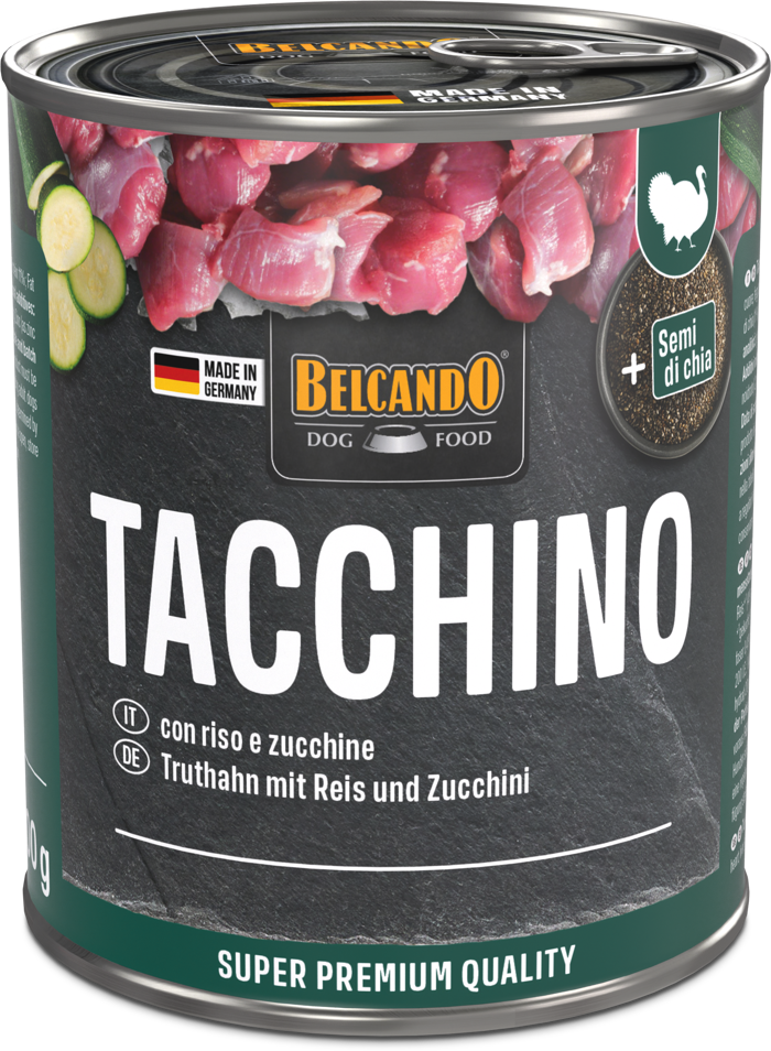 BELCANDO Tacchino Riso Zucchine Gr 800