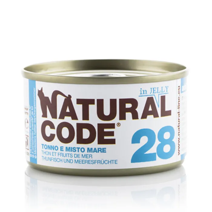 NATURAL CODE 28 Jelly Tonno Misto Mare Gr 85