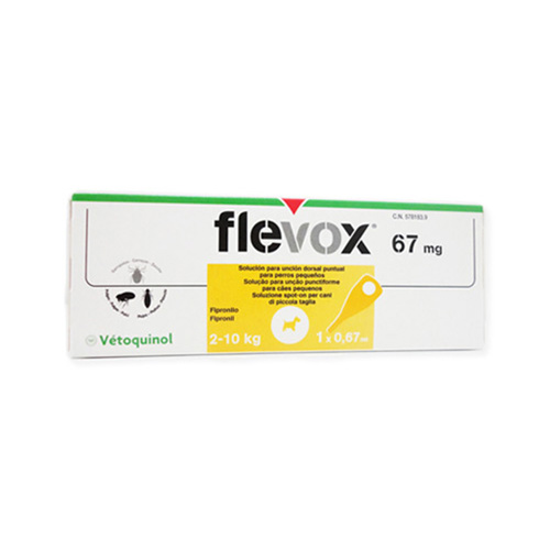 FLEVOX CANI PICCOLO 2-10 Kg mono pipetta
