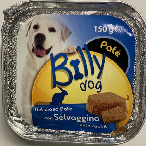 BILLY per cani Patè Selvaggina Gr 150