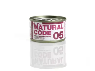 NATURAL CODE 05 Pollo Prosciutto gr 85