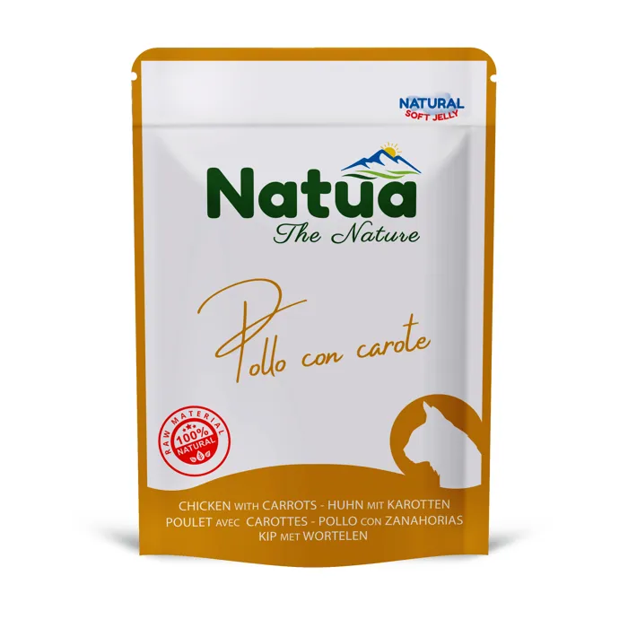  NATUA cat Buste  POLLO CAROTE gr 70