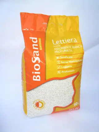 LETTIERA BIOSAND ASSORBENTE PROFUMATA LT 10 (arancio)
