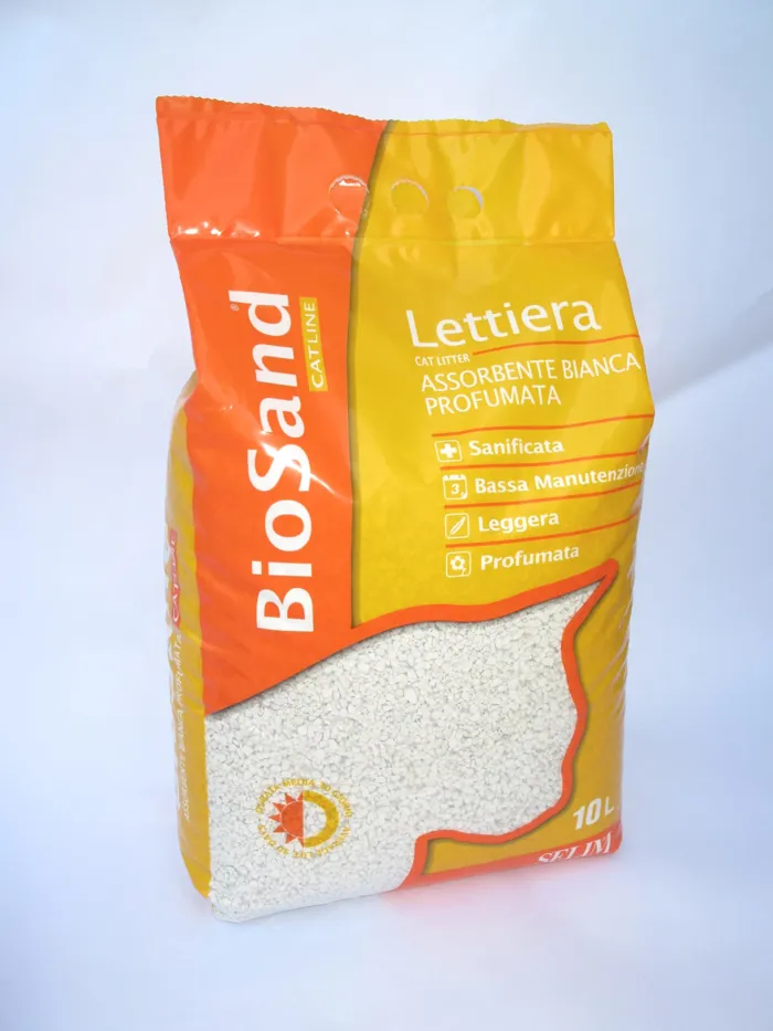 LETTIERA BIOSAND ASSORBENTE PROFUMATA LT 10 (arancio)