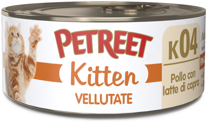 PETREET LE VELLUTATE KITTEN POLLO LATTE DI CAPRA GR 70