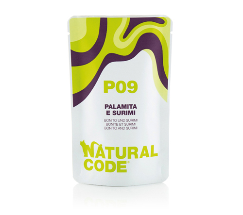 NATURAL CODE Pouch 09 Palamita e Surimi  Gr 70