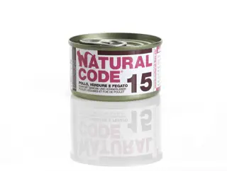 NATURAL CODE 15  Pollo Verdure e Fegato Gr 85
