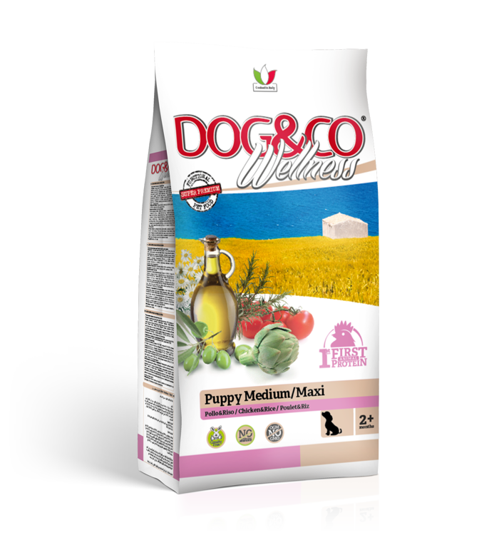 DOG&CO Wellness PUPPY Medium Maxi Pollo Kg 3