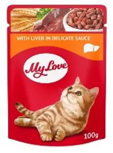 MY LOVE Bocconcini Fegato in salsa Gr 100 