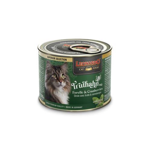  LEONARDO SUPERIOR lattina Tacchino con Trota & Mirtilli rossi Gr 200