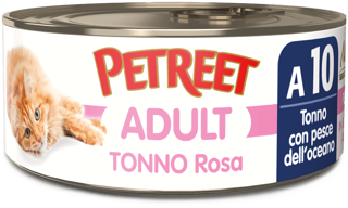 PETREET NATURA TONNO ROSA con pesce oceano gr 70
