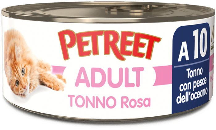 PETREET NATURA TONNO ROSA con pesce oceano gr 70