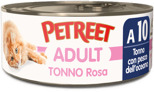 PETREET NATURA TONNO ROSA con pesce oceano gr 70