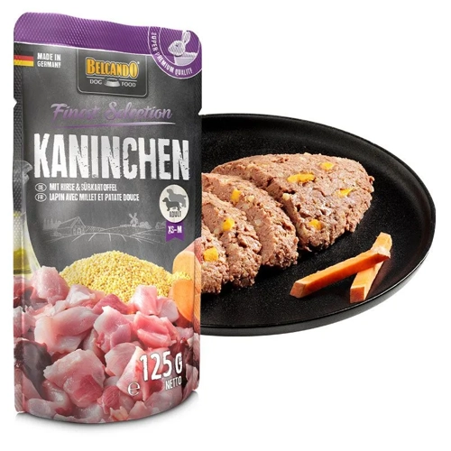 BELCANDO busta Coniglio Miglio Patate Gr 125