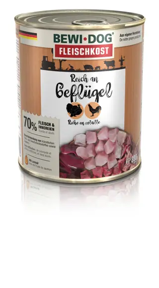 BEWI DOG ricco di Pollame Gr 800