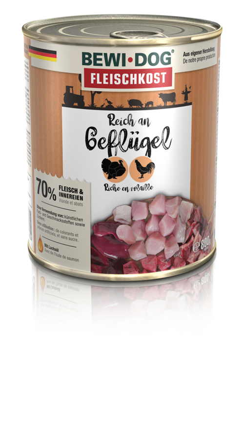 BEWI DOG ricco di Pollame Gr 800