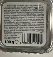 BAFFY per gatti Patè Salmone Gr100