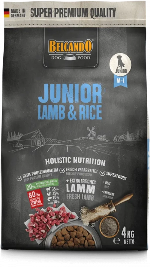 BELCANDO JUNIOR AGNELLO E RISO Kg 4