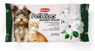 PET WIPES SALVIETTINE UMIDIFICATE MUSCHIO 24 PEZZI