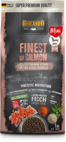 BELCANDO FINEST GRAIN FREE SALMONE  Kg 1