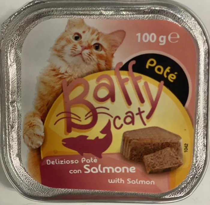 BAFFY per gatti Patè Salmone Gr100