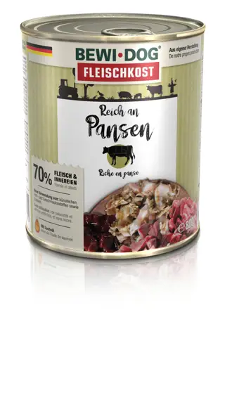 BEWI DOG ricco di Trippa Manzo Gr 800