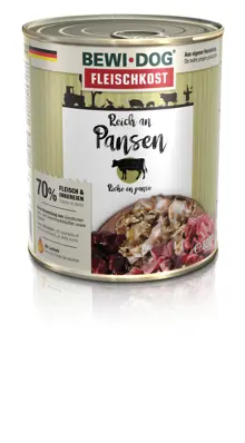 BEWI DOG ricco di Trippa Manzo Gr 800