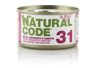 NATURAL CODE 31 Jelly Pollo Amaranto Carote Gr 85