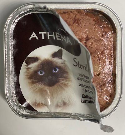 ATHENA per gatti sterilizzati Tacchino Patate gr 100 