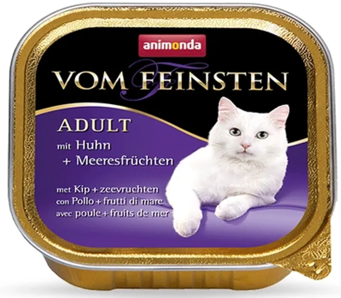 ANIMONDA VOM FEINSTEN GATTI ADULTI  POLLO E FRUTTI DI MARE GR 100