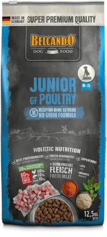 BELCANDO JUNIOR GRAIN FREE POLLO Kg 12,5