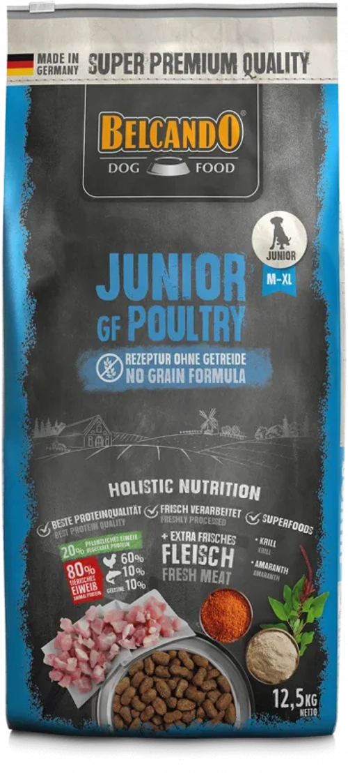 BELCANDO JUNIOR GRAIN FREE POLLO Kg 12,5