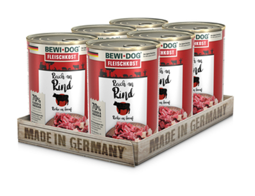 BEWI DOG ricco di Manzo Gr 400