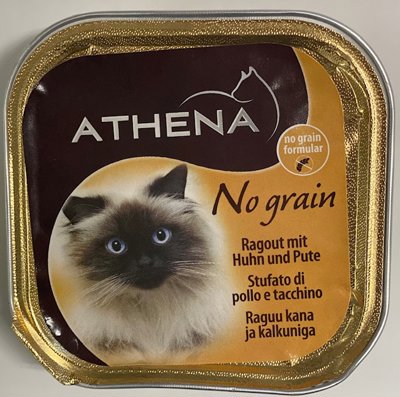 ATHENA per gatti Ragu' Pollo Tacchino  Senza Cereali gr 100 