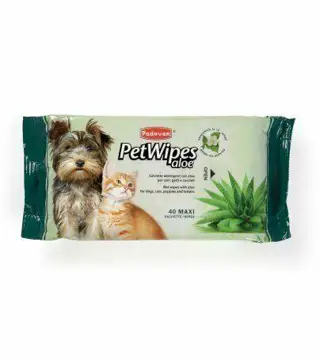PET WIPES SALVIETTINE UMIDIFICATE  ALOE  24 PEZZI