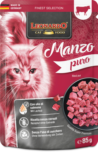 LEONARDO busta Puro Manzo gr 85