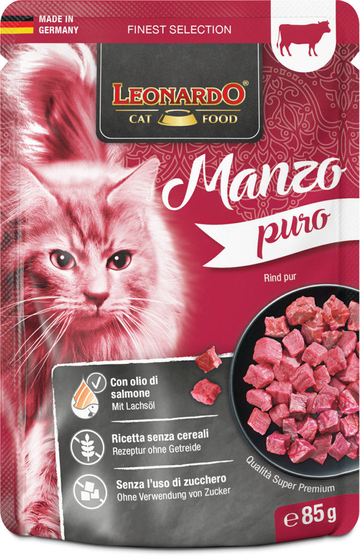 LEONARDO busta Puro Manzo gr 85