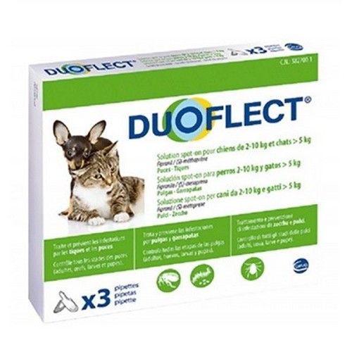 DUOFLECT CANI 2-10 e GATTI Kg 5 3 pipette