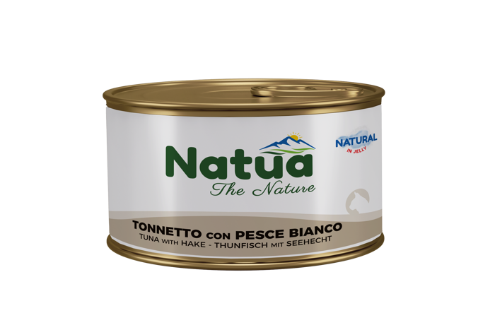 NATUA Jelly cat TONNETTO PESCE BIANCO gr 85