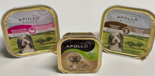  APOLLO per cani Patè 5 gusti Gr 300 