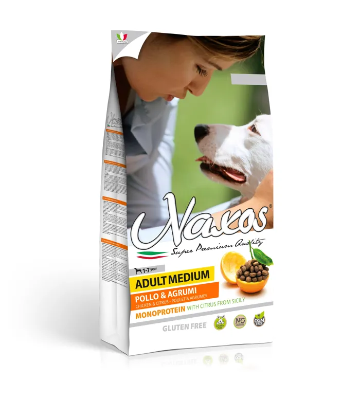 NAXOS ADULT Medium Pollo Kg 12