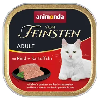 ANIMONDA VOM FEINSTEN GATTI ADULTI MANZO E PATATE GR 100