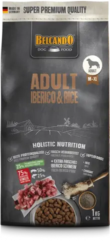 BELCANDO ADULT MAIALE IBERICO & RISO Kg 1