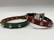 Ferribiella COLLARE SPIKY ROSSO 40CM